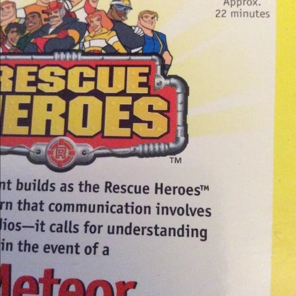 RESCUE HEROS VHS TAPE, METEOR - Picture 8 of 8